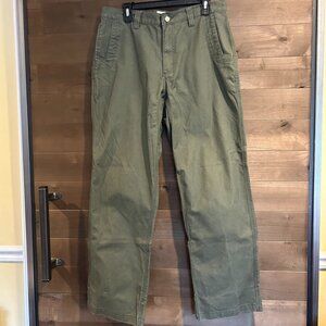 MOUNTAIN KHAKIS Relaxed Fit Original Mountain Canvas Rugged Work Pant Sz 35 x 32